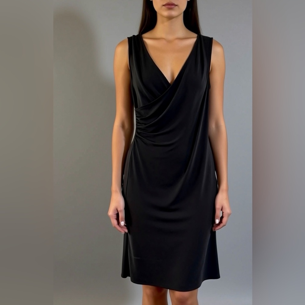 Merona Charcoal Asymmetrical Dress